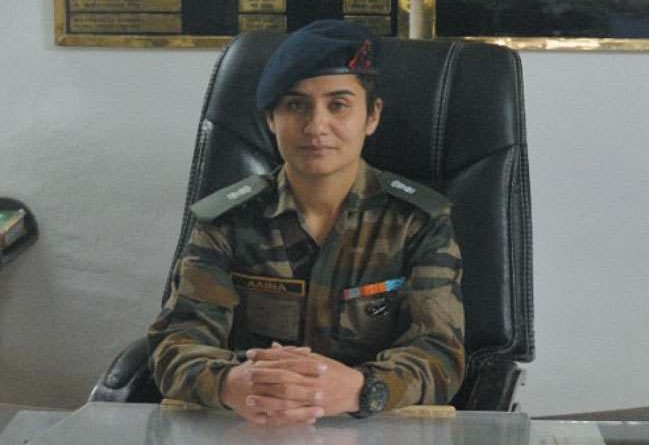 India-china : The first female military officer on China's 'border' has a big responsibility, meet major aaina rana | India-china : चीनच्या 'बॉर्डर'वर पहिल्यांदाच महिला सैन्य अधिकाऱ्यास मोठी जबाबदारी