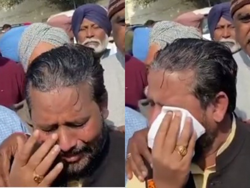 Punjab Assembly Election 2022 : I have small children ... The leader burst into tears after his MLA wife's ticket was canceled by congress in punjab assembly election | Punjab Assembly Election 2022 : मेरे छोटे-छोटे बच्चे है... आमदार पत्नीचं तिकीट कापल्यानं पतीला रडू कोसळलं