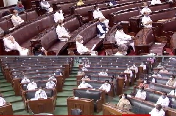 Corona to 30 MPs in Parliament, also test positive to 50 staff before session | संसदेतील 30 खासदारांना कोरोना, 50 कर्मचाऱ्यांचीही टेस्ट पॉझिटीव्ह