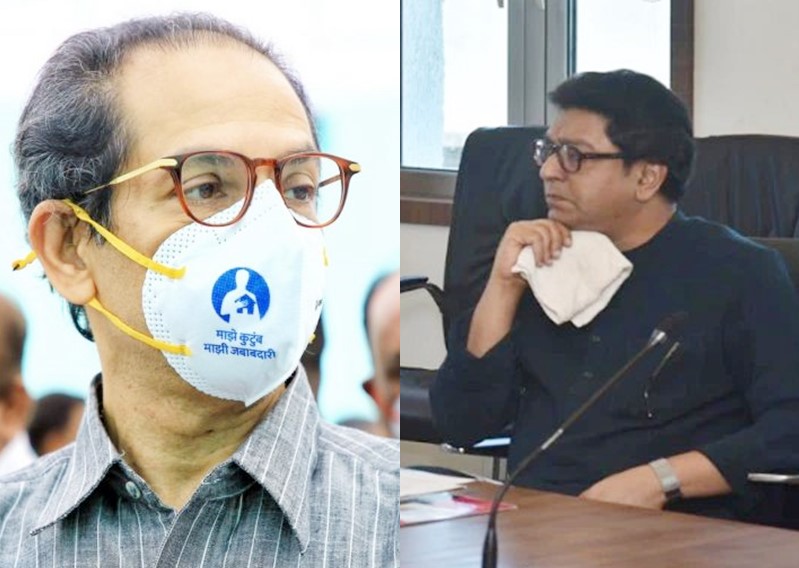 Ashamed to wear a mask, the Chief Minister uddhav thackeray slapped Raj Thackeray | Corona virus : मास्क लावण्यात लाज कसली?, मुख्यमंत्र्यांनी राज ठाकरेंना लगावला टोला