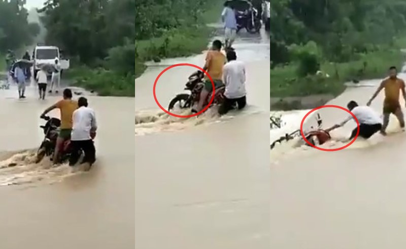 Maharashtra Flood : The young man drowned while trying to save his friend's car, the video went viral | Maharashtra Flood : मित्राची गाडी वाचवण्याच्या नादात युवक बुडाला, व्हिडिओ झाला व्हायरल