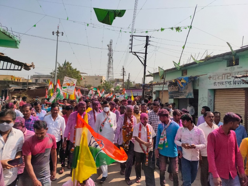 Nagar Panchayat Election Result 2022: Congress dominates five Nagar Panchayats in Chandrapur district | Nagar Panchayat Election Result 2022: चंद्रपुर जिल्ह्यात पाच नगरपंचायतींवर काँग्रेसचे वर्चस्व