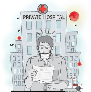 Government tariffs issued for private corona hospitals | खासगी कोविड रूग्णालयांसाठी सरकारी दरपत्रक जारी