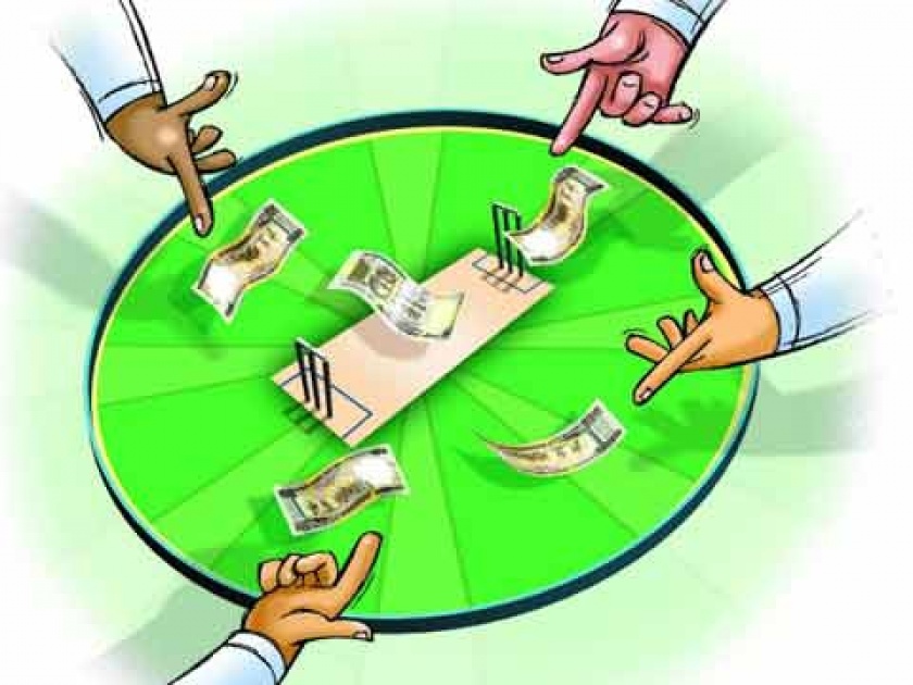 Raid on the big cricket betting dent in Nagpur | नागपुरात बड्या क्रिकेट सट्टा अड्ड्यावर छापा