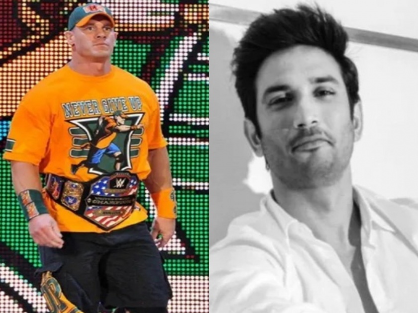 WWE superstar John Cena pays tribute to late Bollywood actor Sushant Singh Rajput | Sushant Singh Rajput Suicide: WWE सुपरस्टार जॉन सीनानं सुशांत सिंग राजपूतला वाहिली श्रद्धांजली