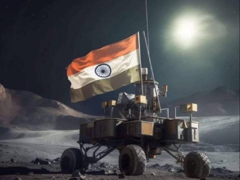 India Chandrayaan 3 landed successfully on the moon History made by ISRO as India is the first country to land on the South Pole | चंद्रावर उमटली भारतमुद्रा! ISRO ने रचला इतिहास; दक्षिण ध्रुवावर उतरणारा भारत पहिला देश