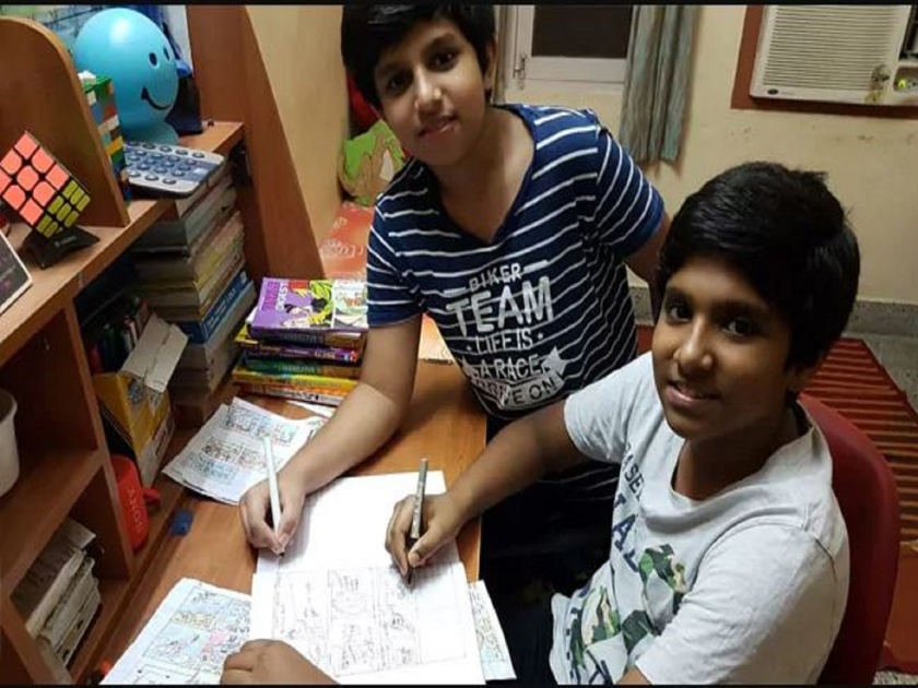 Two Siblings In Tamil Nadu Have Released A Comic Book On Coronvirus Lockdown-SRJ | क्या बात है... चिमुकल्यांनी लॉकडाऊन काळात लिहीले कॉमिक बुक, ऑनलाईन विक्रीही केली
