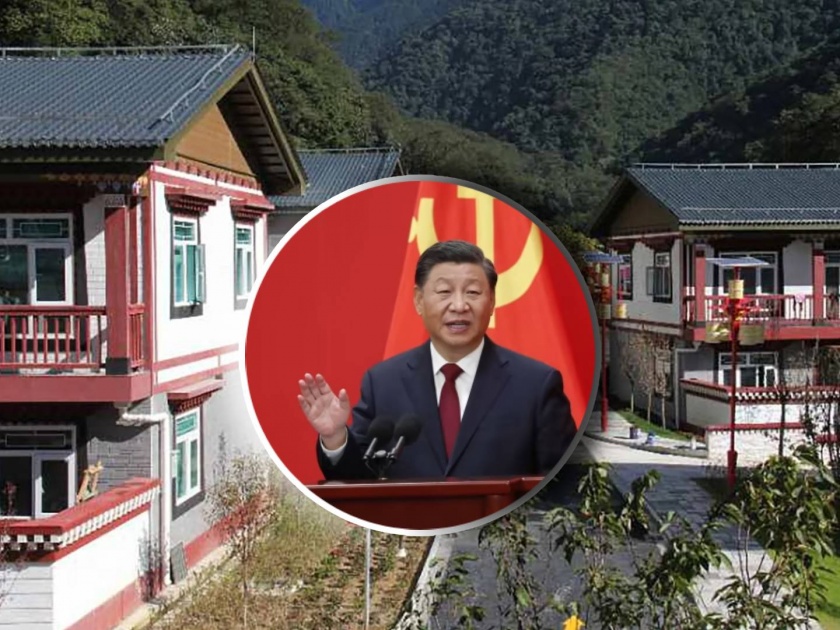 China building villages in Bhutan on disputed border arises India tension issue says report | चीनची नवी चाल, भारताचं वाढलं 'टेन्शन'; सीमेवरील डोंगराळ भागात वसवली तीन गावं