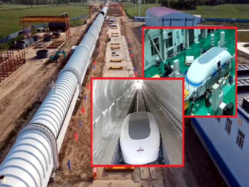 China SuperSonic Train: 1000 km in 1 hour...three times faster than bullet train, China is making supersonic train | फक्त एका तासात 1000 किमी...बुलेट ट्रेनपेक्षा तिप्पट वेग, चीन बनवतोय सुपरसॉनिक ट्रेन