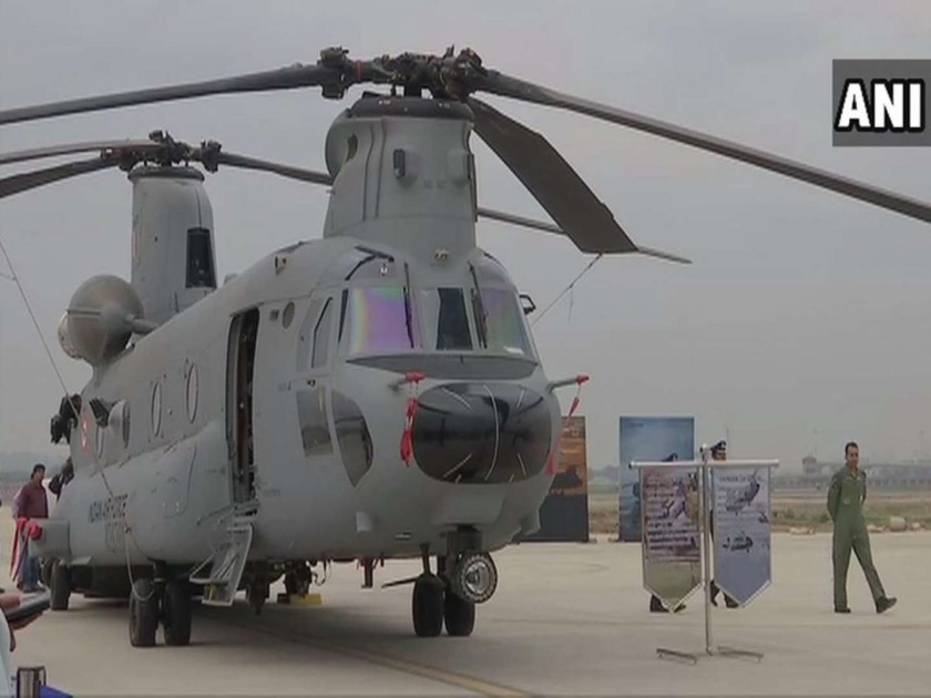 Indian Air Force to induct the first unit of four Chinook helicopters today | नाद करायचा नाय... 'एअर स्ट्राईक' करणाऱ्या भारतीय वायुसेनेला चिनूक हेलिकॉप्टरचं बळ
