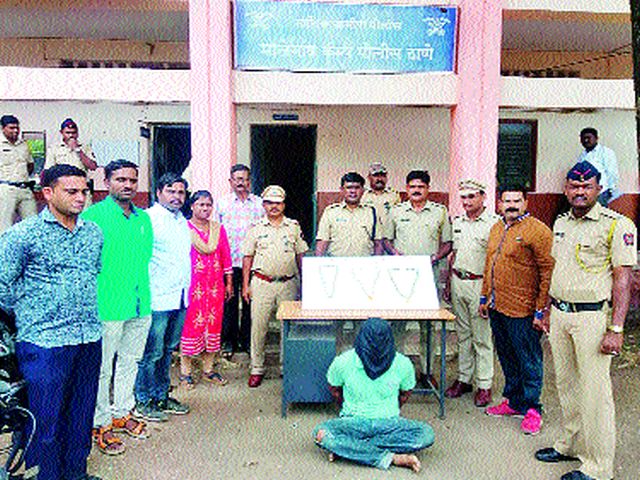 Sankhakali thieves arrested | सोनसाखळी चोरट्याला अटक