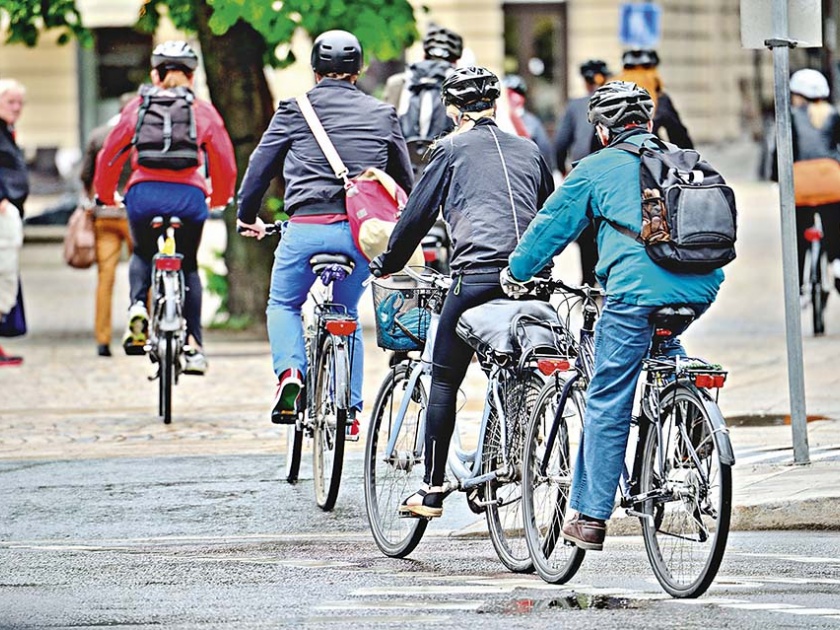 Now new trend in the world is Bicycle highways... | सायकलींचे महामार्ग