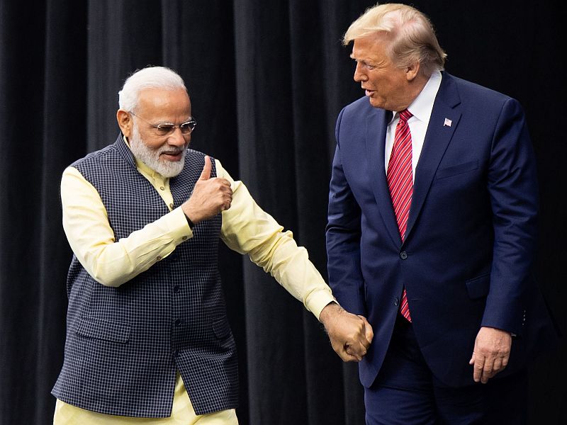 Prime minister Narendra Modi seen in American president election donald trump included pm modi in commercial video | अमेरिकेच्या निवडणुकीत भारताचे पंतप्रधान, ट्रम्प यांच्या प्रचार व्हिडिओत मोदींचा समावेश