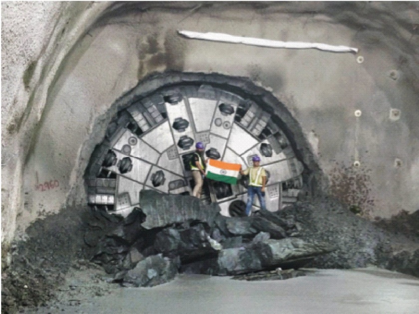 Colaba-Bandra-Seepz: Tunnel completed between Churchgate to Hutatma Chowk stations | कुलाबा-वांद्रे-सीप्झ: चर्चगेट ते हुतात्मा चौक स्थानकांदरम्यान बोगदा झाला तयार