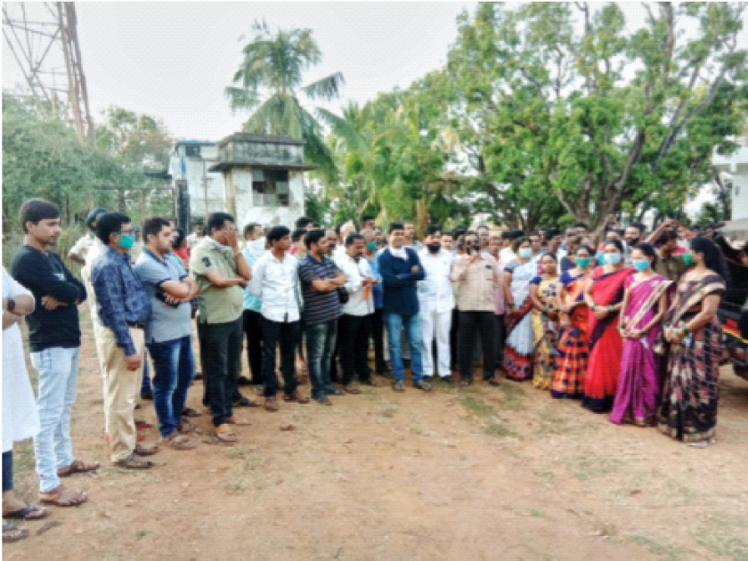 Clumsy mobile network hits villagers; Borlikar's third movement | ढिसाळ मोबाइल नेटवर्कचा ग्रामस्थांना फटका; बोर्लीकरांचे तिसऱ्यांदा आंदोलन
