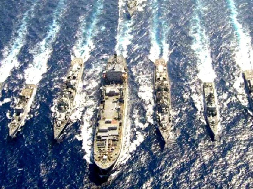 India Deploys Warships As Pakistan's Naval Exercise Going In North Arbian Sea | अरबी समुद्रात पाकिस्तान नौदलाचा युद्ध सराव; काही अघटित घडल्यास भारत उत्तर देण्यास सज्ज 
