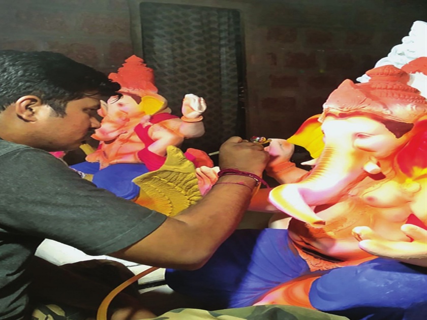 Artical on Ganeshotav to create idol of Ganesh | Ganesh Festival 2019 : माझ्या कलेचा अधिपती...!
