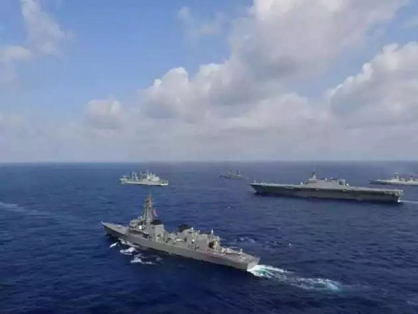 In Between Ladakh Standoff Navy Drill Off In Andaman And Nicobar Islands Sends Signal To China | India China FaceOff; लेहसोबत आता समुद्रात भारताने दाखवली ताकद; चीनला दिला इशारा