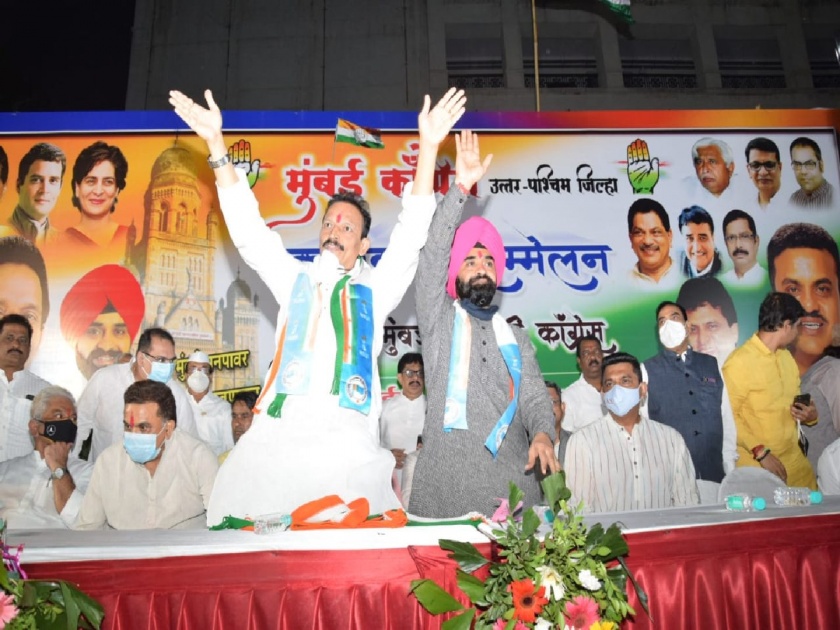 "Will be Mumbai Mayor of Congress,Says Congress leader Bhai Jagtap, Sanjay Nirupam | "मुंबई महापौर काँग्रेसचा, नेत्यांनी केला स्वबळाचा निर्धार; मतभेद विसरून काम करूयात" 