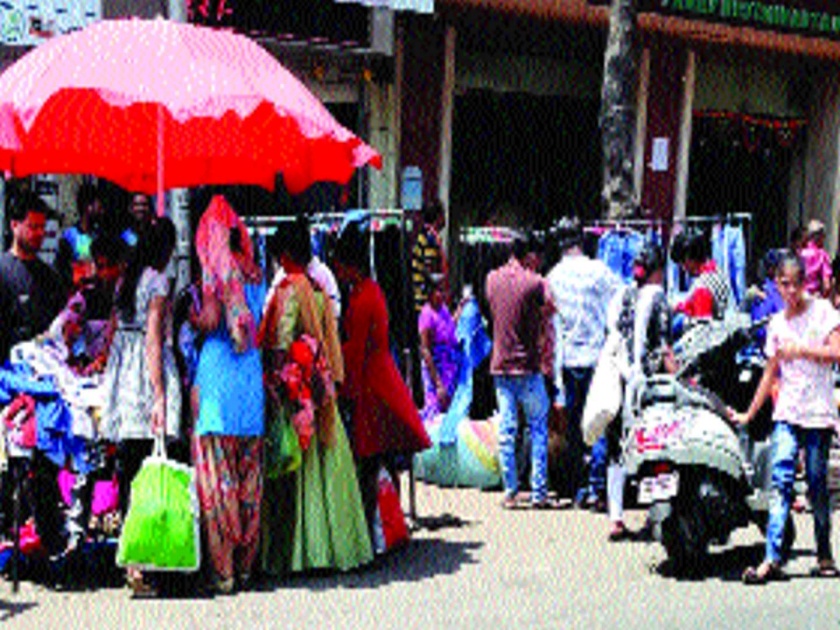 Coronavirus : Sunday market in Bhayandar also Open in the shadow of Corona | Coronavirus : भाईंदरमधील रविवार बाजार कोरोनाच्या सावटातही गजबजला