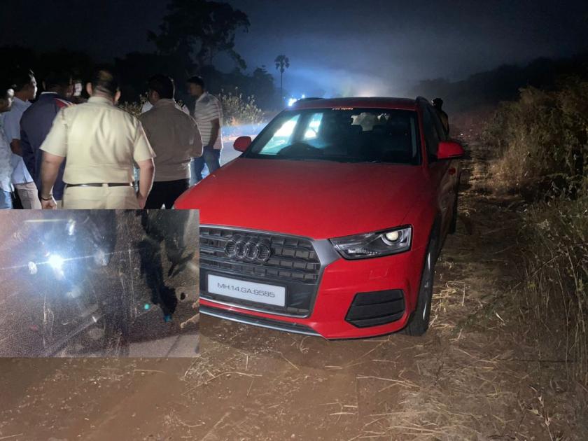 Suspicious dead body in Audi car on Mumbai-Goa highway | मुंबई-गोवा महामार्गावर ऑडी गाडीत संशयास्पद मृतदेह 