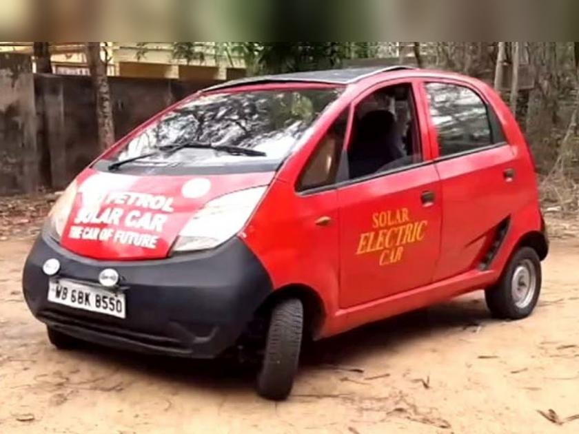 Forget Electric-CNG Cars Here comes the solar-powered Tata car will run 100 km in only 30 rupees 80kmph top speed | Electric-CNG कार विसरा! आली सूर्यप्रकाशावर चालणारी Tata कार; 30 रुपयांत चालेल 100km