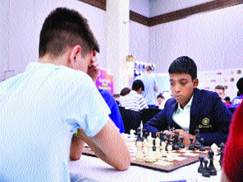 Youth World Chess: Grandmaster R. Pragnanandha winning start | युवा जागतिक बुद्धिबळ : ग्रॅण्डमास्टर आर. प्रग्नानंधाची विजयी सुरुवात