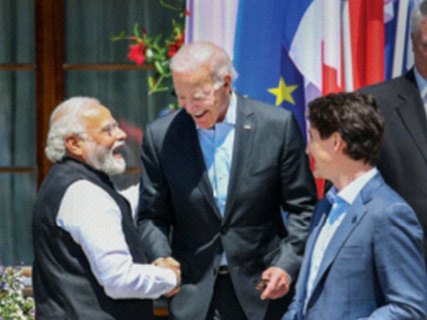 The G-7 should support India's efforts on climate change; Prime Minister Narendra Modi's appeal | हवामान बदलाबाबत भारताच्या प्रयत्नांना ‘जी-७’ने सहकार्य करावे; पंतप्रधान नरेंद्र मोदी यांचे आवाहन