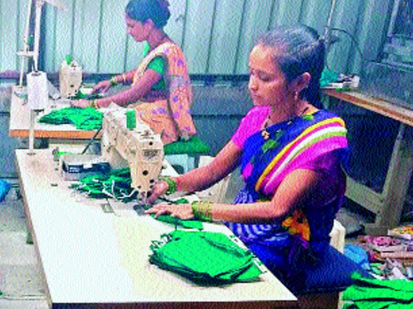Coronavirus : Demand for textile masks in Ichalkaranji increased; Work done by professionals | Coronavirus : इचलकरंजीतील कापडी मास्कला मागणी वाढली; व्यावसायिकांना मिळाले काम