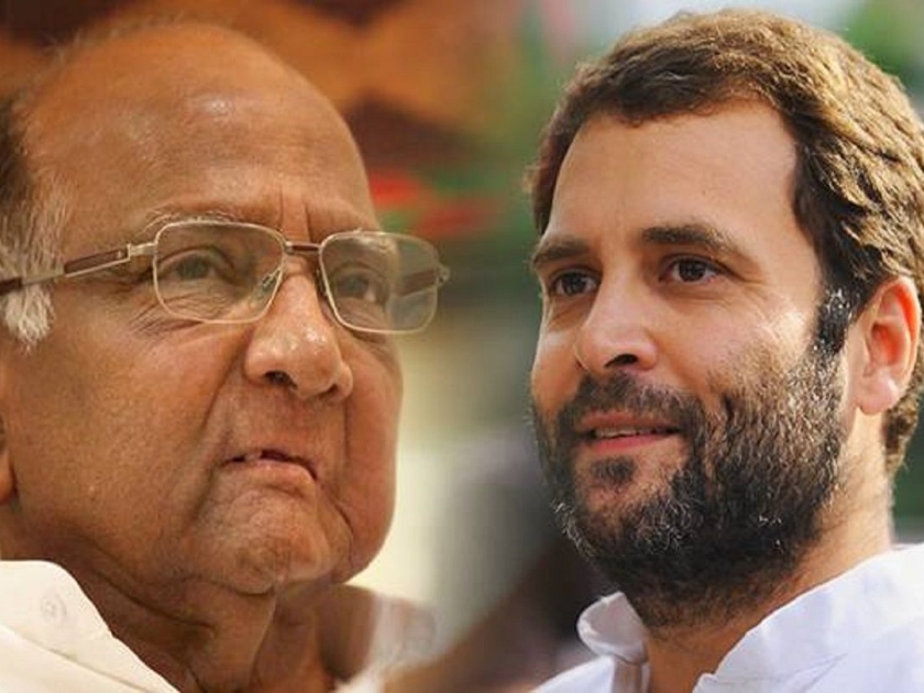 NCP chief Sharad Pawar big statement about Rahul Gandhis position in Congress | Sharad Pawar big statement about Rahul Gandhi : राहुल गांधींच्या काँग्रेसमधील स्थानाबाबत शरद पवारांचं मोठं विधान; म्हणाले...