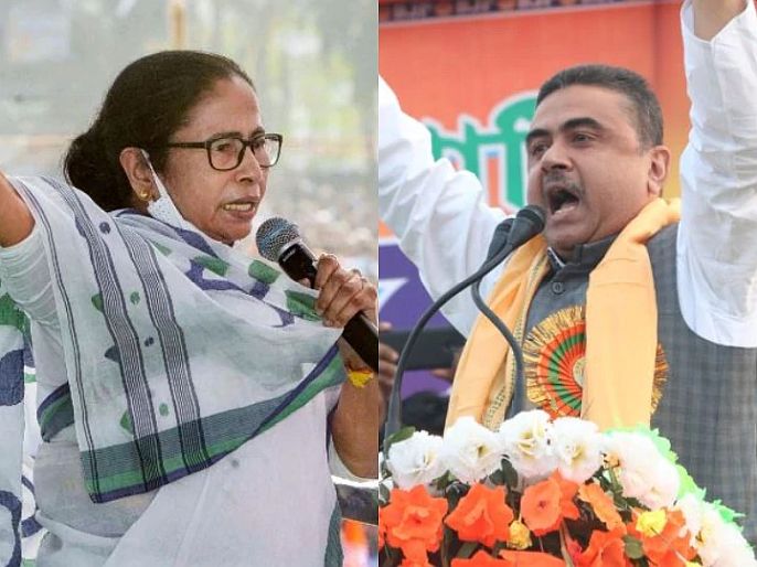 West bengal assembly election 2021 bjp candidate list decleard Mamata Banerjee vs Suvendu Adhikari in Nandigram  | नंदिग्राममध्ये ममता-शुभेंदू अधिकारी यांच्यात रणसंग्राम, भाजपनं जाहीर केली उमेदवारांची पहिली यादी