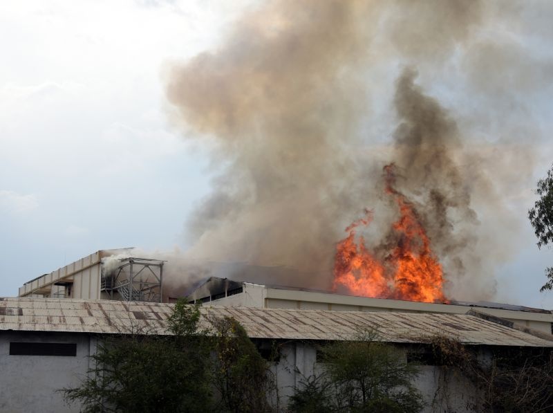 The fire of cold storages continues since 36 hours in Nagpur | ३६ तासापासून धुमसतेय नागपुरातील कोल्ड स्टोअरेजची आग