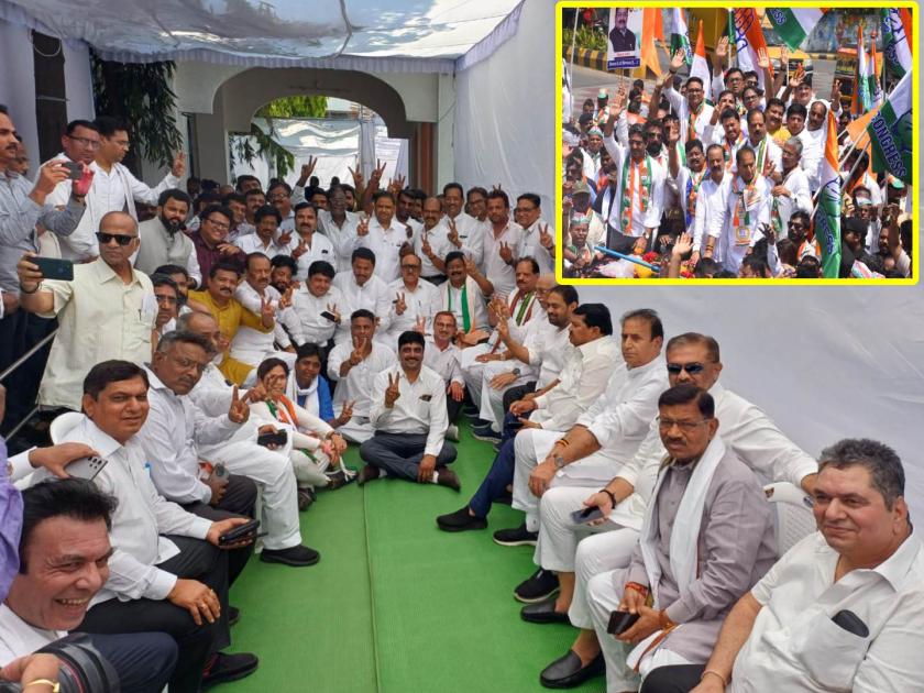 for upocoming lok sabha elections congress leaders built vajramuth for vikas thackeray in nagpur | विकास ठाकरेंसाठी काँग्रेस नेत्यांनी बांधली ‘वज्रमुठ’, रॅली काढून शक्तिप्रदर्शन