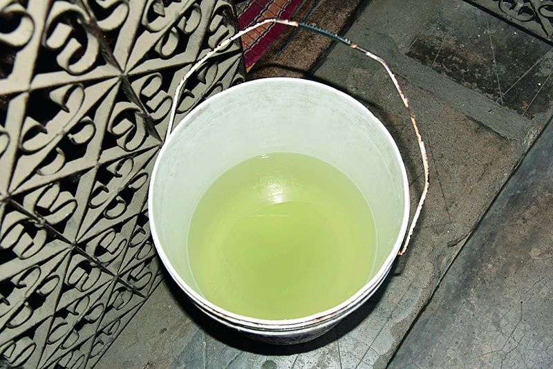 Contaminated Water supply in Nagpur, insects and larva from the tap | नागपुरात दूषित पाणीपुरवठा, नळातून किडे अन् लार्व्हा