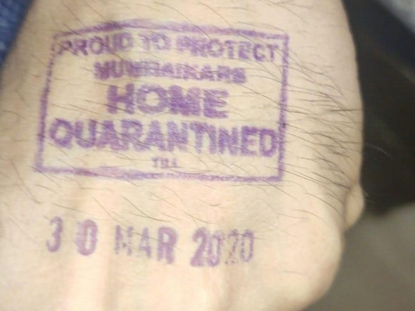 corona virus stamping started at Mumbai airport with voters ink sna | Corona Virus : महाराष्ट्रात कोरोना संशयितांच्या हातावर निळे शिक्के मारायला सुरुवात