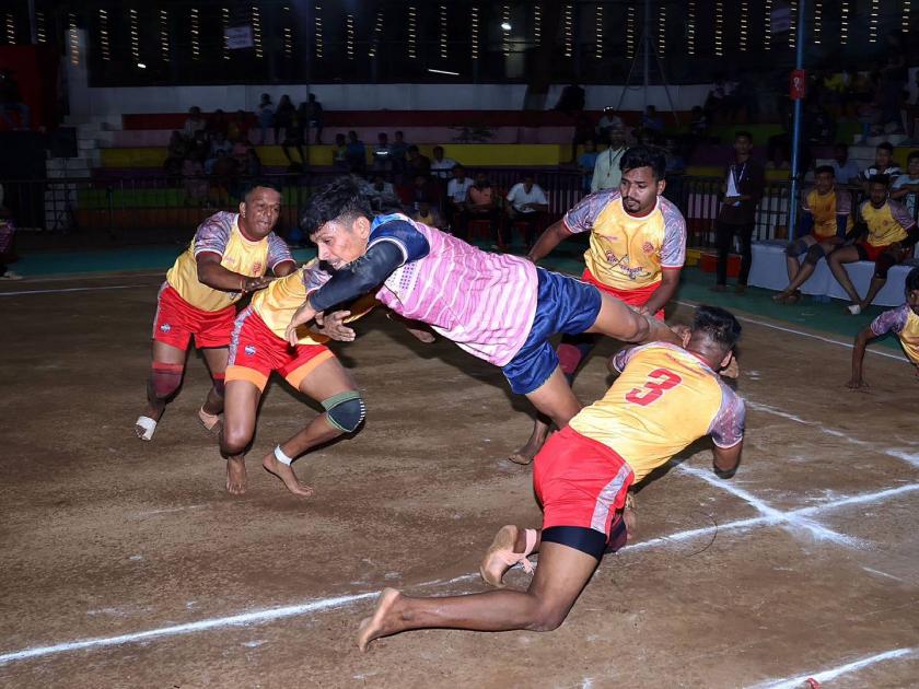 State Level Kabaddi: Sri Ram Kabaddi Sangh Palghar, Shur Sambhaji Sports Club Mumbai Suburbs Third Round | राज्यस्तरीय कबड्डी : श्री राम कबड्डी संघ पालघर, शुर संभाजी क्रीडा मंडळ मुंबई उपनगर तिसऱ्या फेरीत