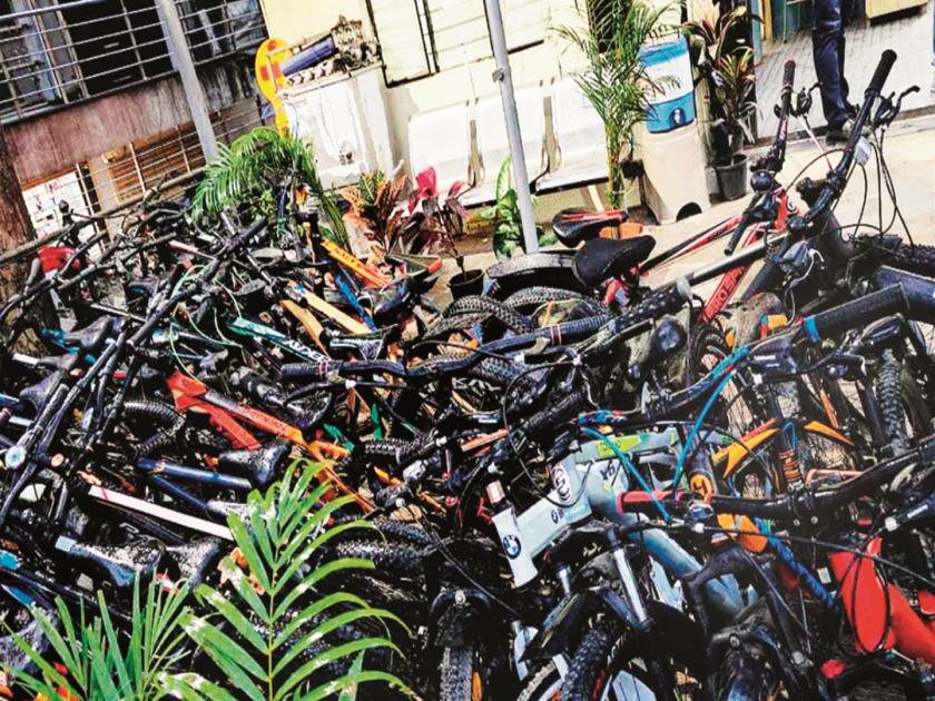 1 lakh bicycle sold for 3 thousand; Two best friends steal a century of bicycles in 6 months | १ लाखाची सायकल ३ हजारांत विक्री; दोन जिवलग मित्रांचे ६ महिन्यांत सायकल चोरीचे शतक
