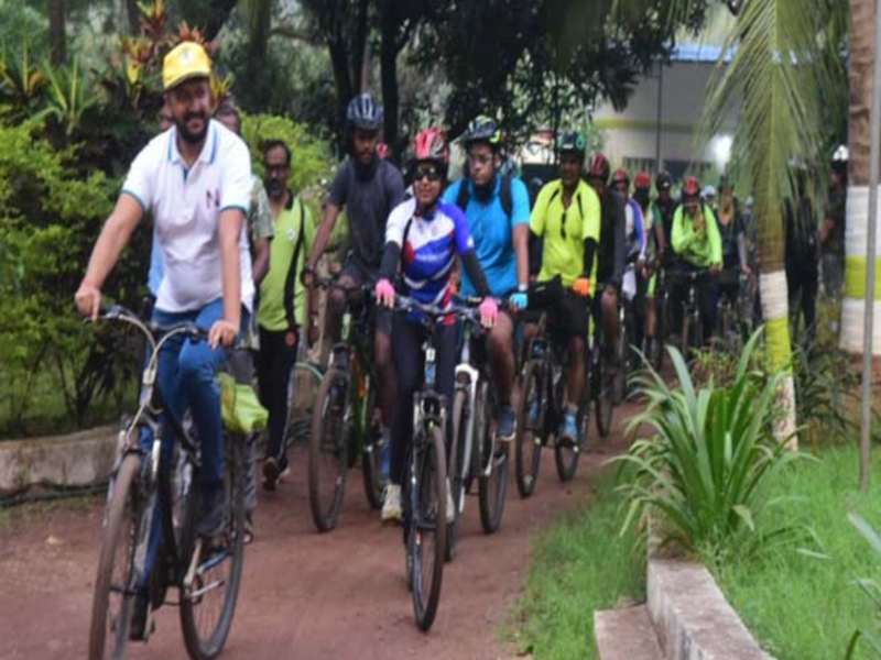 National Goa Cycle Campaign Launches in Alibaug | अलिबागमध्ये राष्ट्रीय गोवा सायकल मोहिमेचा शुभारंभ