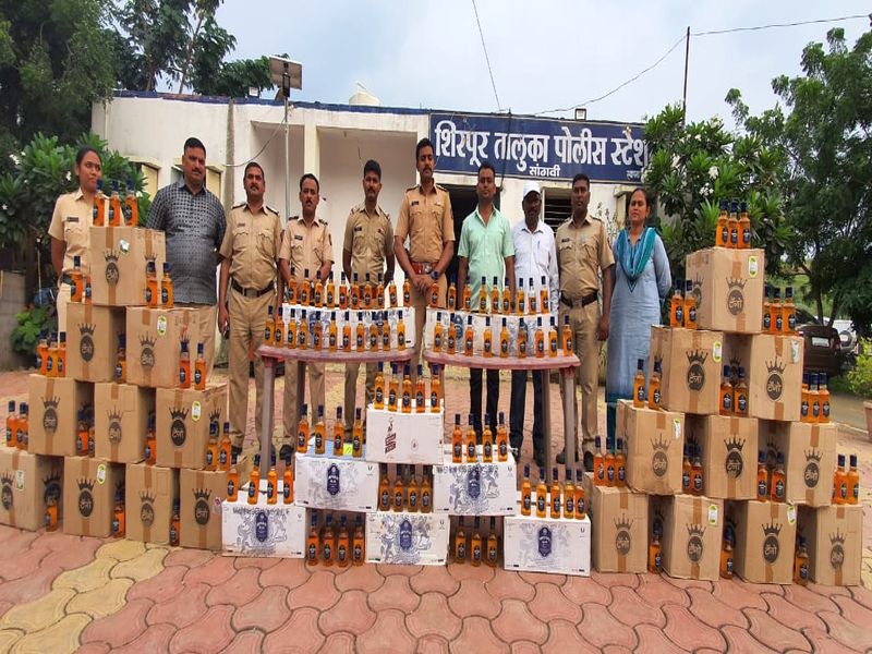 Millions of liquor seized after raiding | छापा टाकून लाखांचा मद्यसाठा जप्त