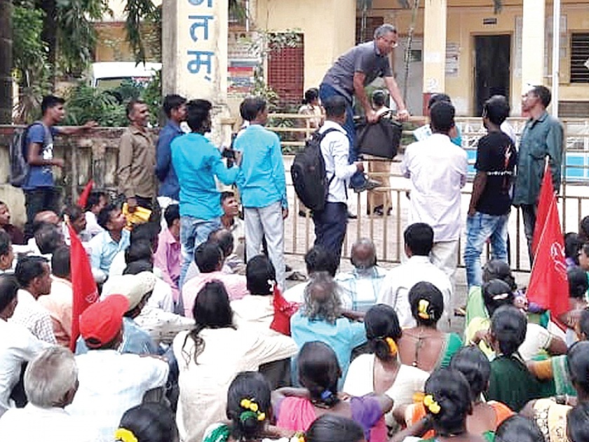 Struggle for hard work on Dahanu Panchayat Samiti | डहाणू पंचायत समितीवर कष्टकरी संघटनेचा मोर्चा