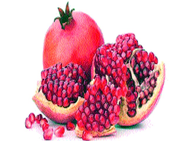 Pomegranate prices plummet by a cold wave | थंडीच्या लाटेने डाळिंबाच्या दरात मोठी घसरण