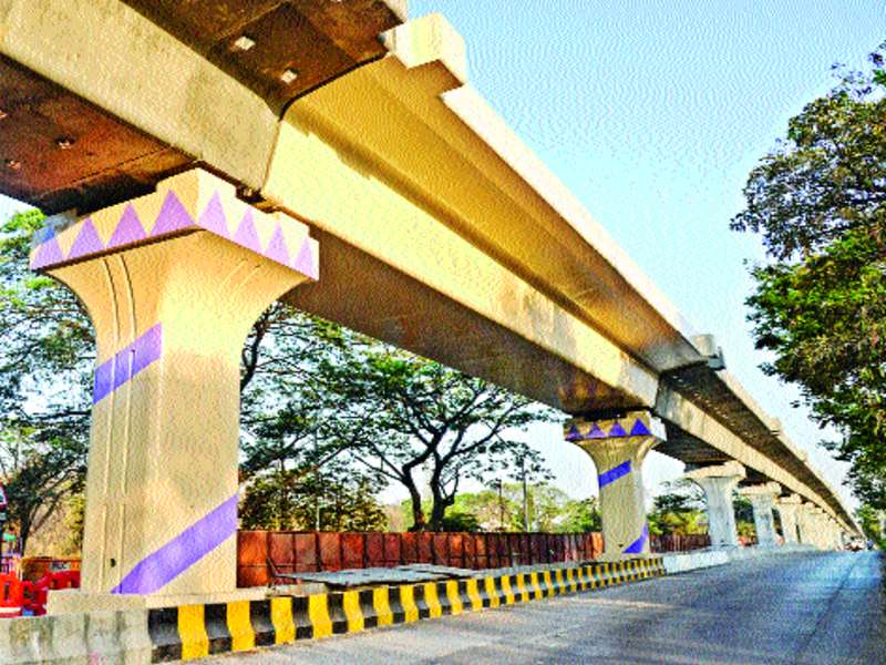 Dapodi-Pimpri road will be run by December, Metro trial run | दापोडी-पिंपरी मार्गावर होणार डिसेंबरअखेर मेट्रोची ट्रायल रन