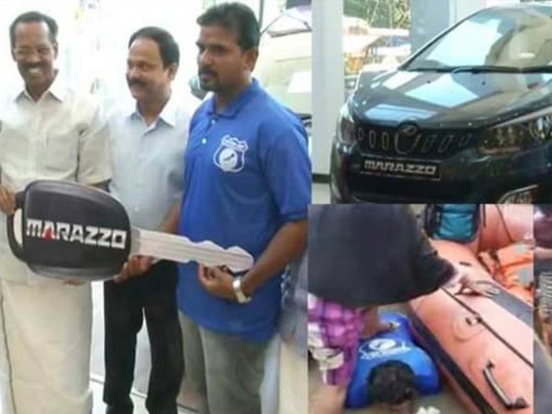 Anand Mahindra Gifts Marazzo MPV To Fisherman Who Helped People In Kerala | केरळच्या पूरग्रस्तांचा भार पाठीवर पेलणाऱ्या मच्छिमाराला महिंद्राकडून लक्झरी कार