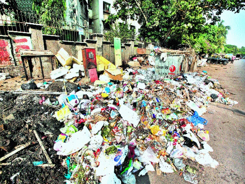 Councilors accused of garbage collection campaign | कचरा वर्गीकरण मोहिमेला हरताळ, नगरसेवकांचा आरोप