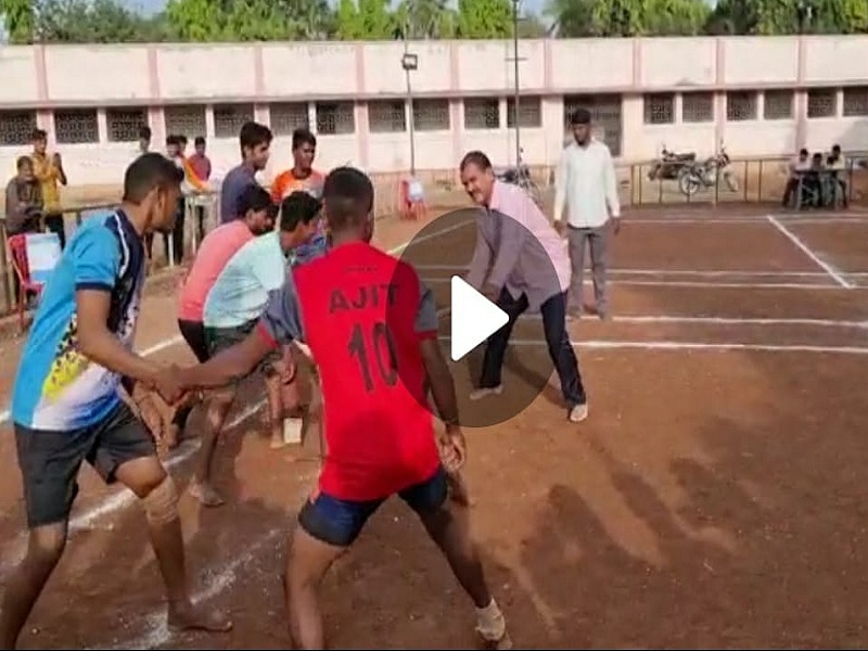 minister dattatraya bharne enjoys playing kabaddi baramati indapur | VIDEO : राज्यमंत्री दत्तात्रय भरणे जेंव्हा कब्बड्डी खेळतात...!