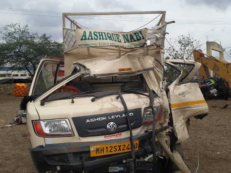 Tempo truck hits Patas Ghat! A 19-year-old youth died in an accident | दौंड तालुक्यातील पाटस घाटात टेम्पोची ट्रकला धडक! अपघातात १९ वर्षीय युवकाचा दुर्दैवी मृत्यू