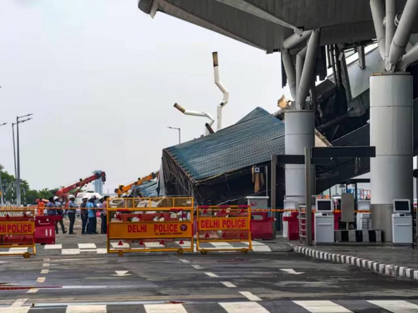 aviation ministry review meeting and give direction to airlines after delhi international airport terminal 1 incident | विमान रद्द झाले तर ७ दिवसांत रिफंड, दर न वाढवण्याचा सल्ला; टर्मिनल अपघातानंतर मोठे निर्णय!