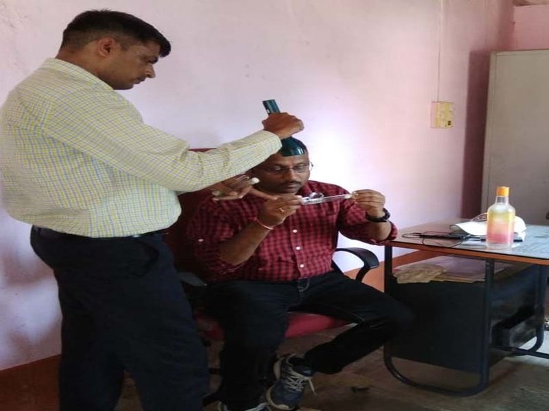 Health check-up in 450 homes in Chinodh | चिनोद्यात 450 घरांमध्ये आरोग्य तपासणी
