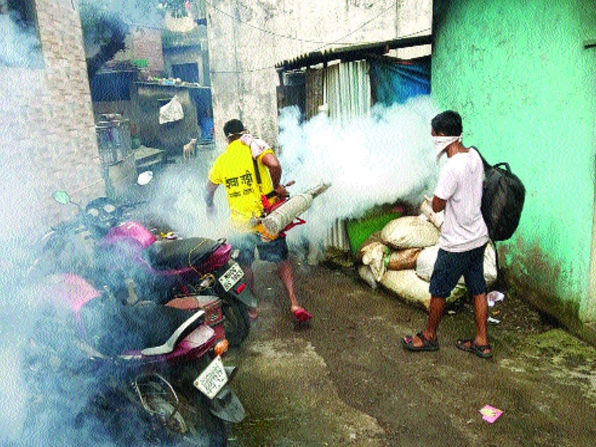 Three suspected dengue patients in Revas-Bodani area | रेवस-बोडणी परिसरामध्ये डेंग्यूचे १५ संशयित रुग्ण