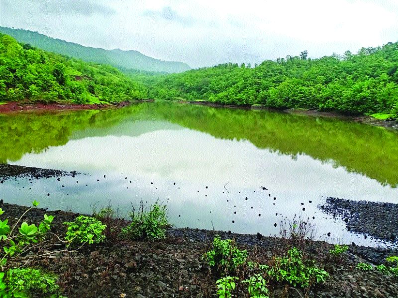 Water leakage from the main reservoir, leakage of Devale dam in Poladpur, | पोलादपूरमधील देवळे धरणाला गळती, मुख्य साठ्यातून पाण्याचा विसर्ग